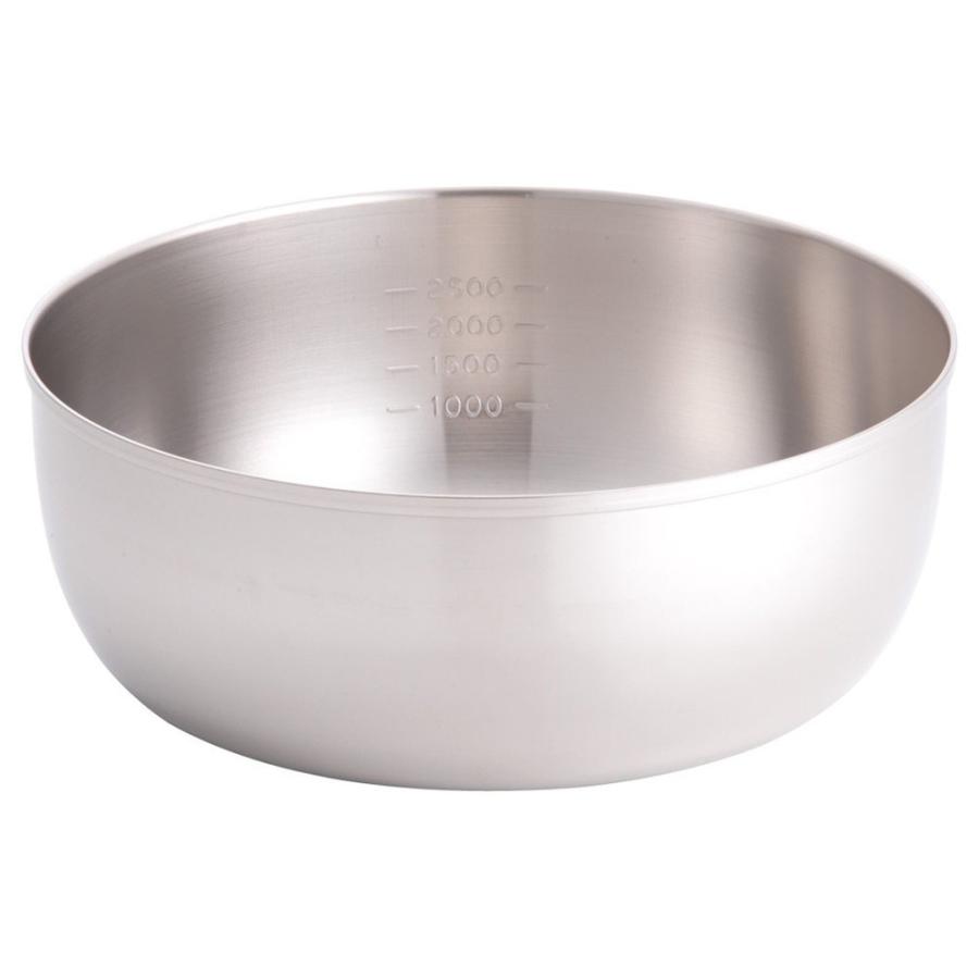 やっとこ鍋 料理道具 / SA18-10三層鋼矢床鍋(目盛付) 24cm 寸法: 内径:234 x 深さ:90mm 底径:200mm 3.6L