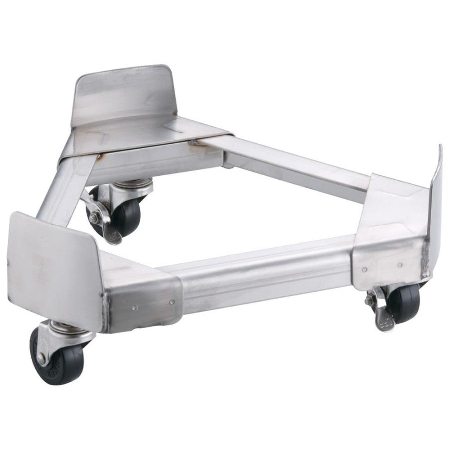 厨房台車 料理道具 / 18-8寸胴鍋運搬用 TRキャリー (ゴム車) 36cm用 寸法: 内径:365mm H145mm キャスター径:50mm
