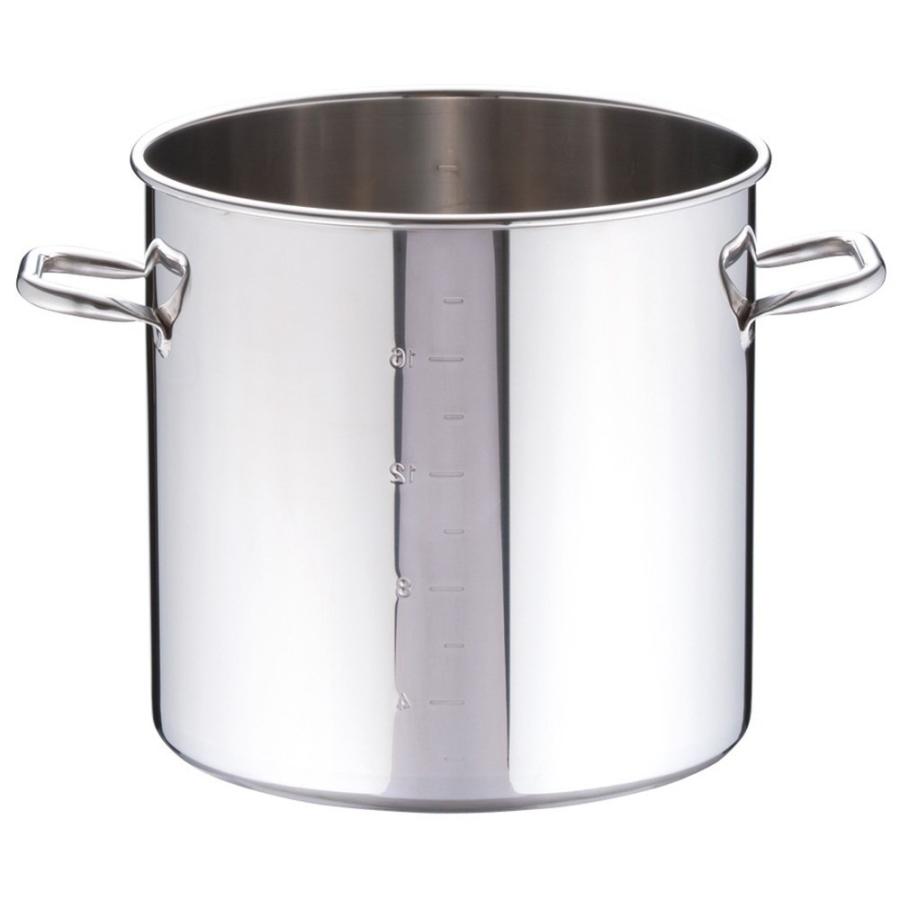 目盛付鍋 料理道具 / パワー・デンジ寸胴鍋 目盛付(蓋無) 30cm 寸法: 外径:316mm 深さ:300mm 底径:280mm 21L 寸胴鍋 パワー・デンジ 27cm 目盛付 蓋無 AZV7027 AHV54045 ＳＡ