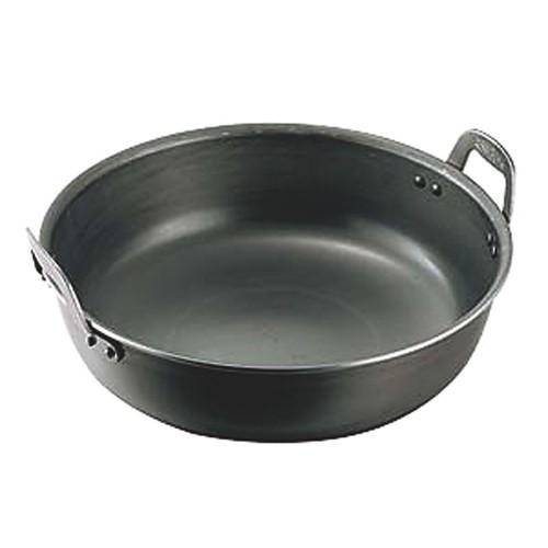 料理道具 厨房用品 / 鉄プレス厚板揚鍋 30cm(6.0L) 寸法: φ300 x 深さ 95mm 板厚:3.2mm