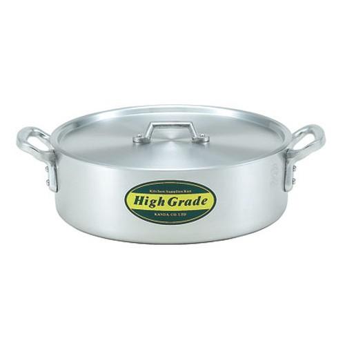 料理道具 厨房用品 / ハイグレード アルミ外輪鍋 33cm(9.5L) 寸法: φ330 x 深さ 110mm 板厚:2.8mm