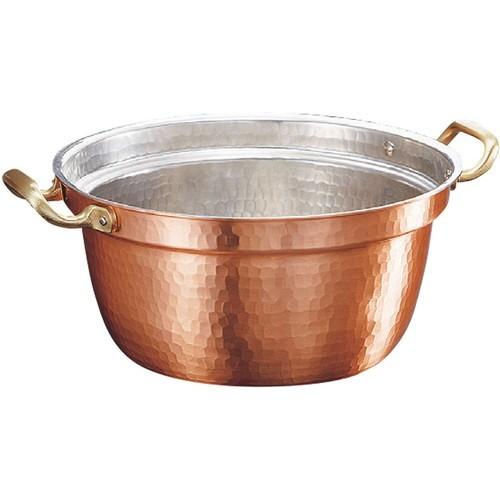 料理道具 厨房用品 / 新鎚器銅器 段付鍋 26cm SN-5 寸法: φ260 x 深さ 120mm