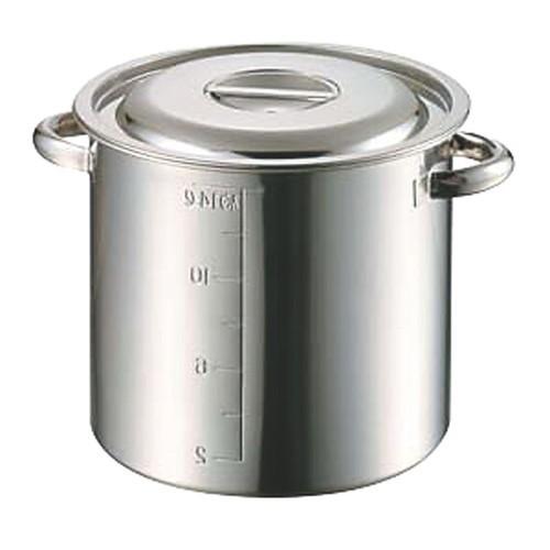 ラーメン特選 厨房用品 / AG 18-8目盛付寸胴鍋 33cm(26.0L) 寸法: φ330 x 深さ 330mm