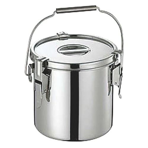ストック 仕込み 厨房用品 / CLO モリブデンパッキン付汁食缶 27cm(15.0L) 寸法: φ270 x H270mm