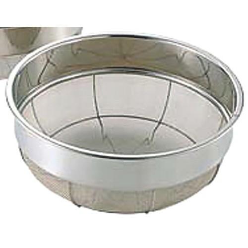 ストック 仕込み 厨房用品 / 18-8巾広ザル 46cm 寸法: φ460 x 深さ 211 x 101mm