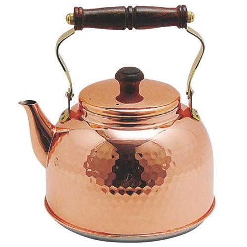調理小物 厨房用品 / 銅 200V対応ケトル 2.3L 寸法: φ170 x H120mm