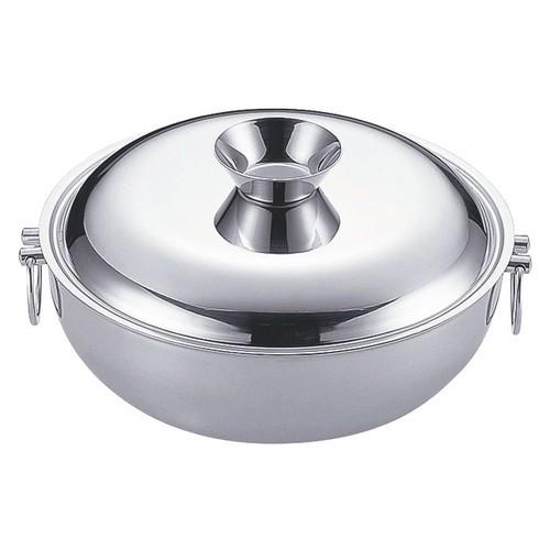 料理演出用品 厨房用品 / UK 18−0しゃぶしゃぶ鍋 23cm 寸法: Φ230 x H140mm