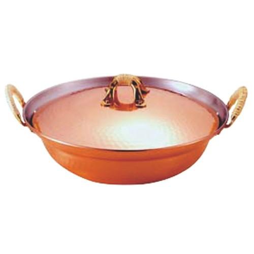 料理演出用品 厨房用品 / 銅槌目入れよせ鍋 27cm 2700ml 寸法: Φ275 x H75mm