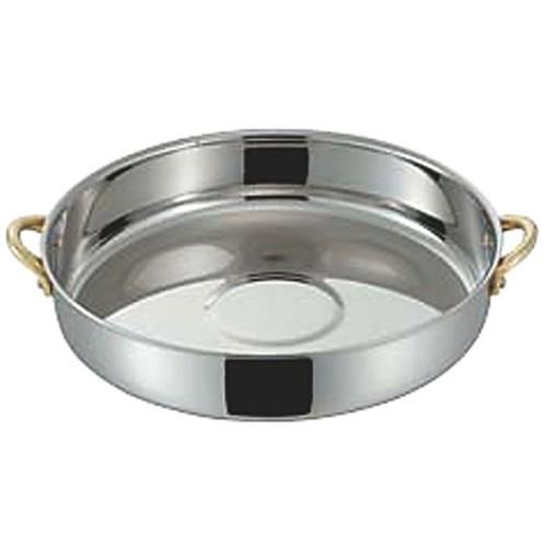 料理演出用品 厨房用品 / MA 18−0両手付すきやき鍋 22cm 寸法: Φ220 x H46mm(1.7L)