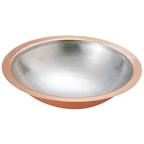 料理演出用品 厨房用品 / 銅 うどんすき鍋 33cm 4.8L 寸法: 内:Φ330 x H100mm