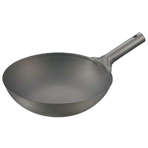 中華鍋 厨房用品 / HS 純チタン共柄北京鍋 33cm 寸法: φ330 x 100mm 780g