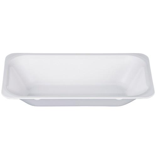 バンケット・デシャップウェア 厨房用品 / メラミン製フードパン 角型 1/3 白 UL-1365-W 寸法: 329 x 176 x H65mm 1780ml