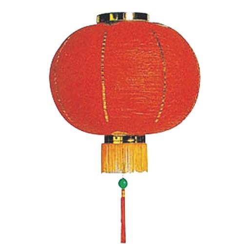 装飾品 厨房用品 / 300067R 中華赤提燈 Φ40cm ナイロン製 寸法: 直径