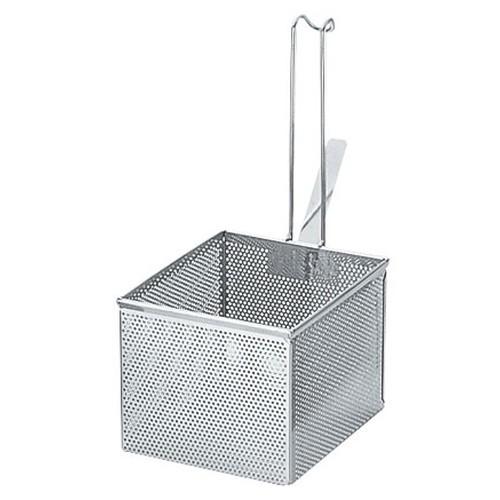 調理小物 厨房用品 / UK18-8パンチング 共柄角型うどん揚げ 寸法: 175 x 152 x 130 x 185mm