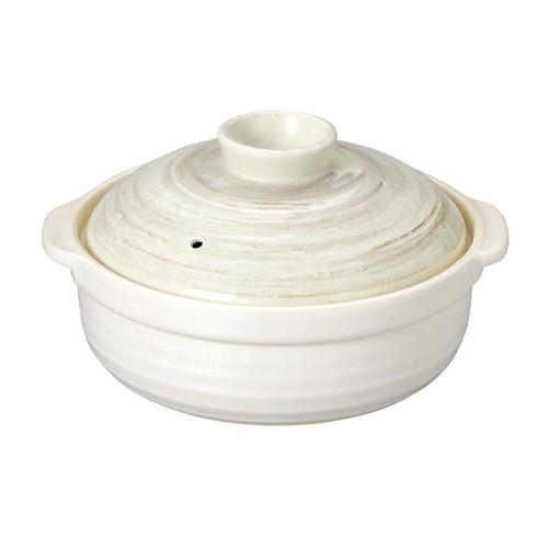 IH土鍋 和食器 / 東風 ＩＨ対応 石目9号鍋 寸法: L-33 S-28.5 H-16.8cm C-3,000cc