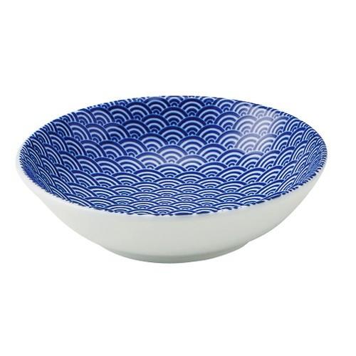 激安特価 寸法 13 5cm浅ボウル 青 青海波 和食器 小鉢 D 13 7 業務用 おしゃれ 洋食器 和食器 小鉢 H 3 8cm 皿 Www Sustentec Com Br