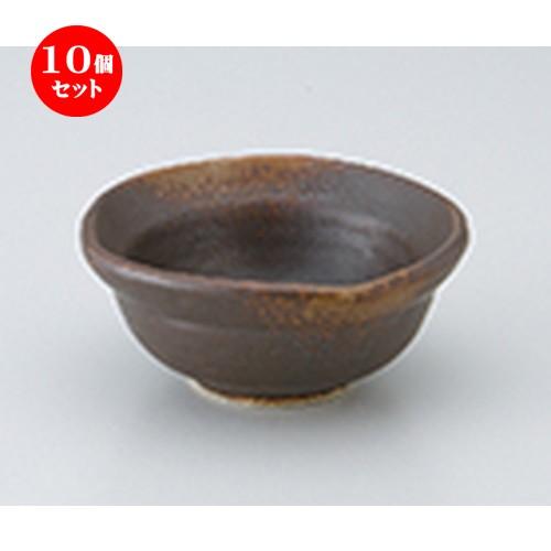 10個セット 小鉢 焼締ナデ角小鉢（中） ［ 10.5 x 10.5 x 4.5cm ］  | 小鉢 和食器 洋食器 おしゃれ 業務用