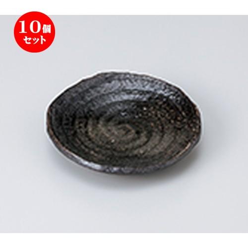 10個セット 和皿 南蛮ライン4.8皿 ［ 14.4 x 3cm ］ 【 料亭 旅館 和食器 飲食店 業務用 】