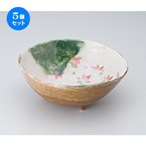 5個仕掛ける多用鉢 織部時間三ツ足大鉢 ［ 21 x 19 x 8珊 ］ | 中鉢 和食器 洋食器 かっこ良い 御役目用 食器-皿-キッチン、日用品、文具