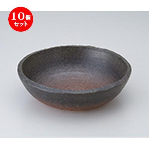 10個セット多用鉢 備前風クシメ7 0鉢 21 7 食器 X 6