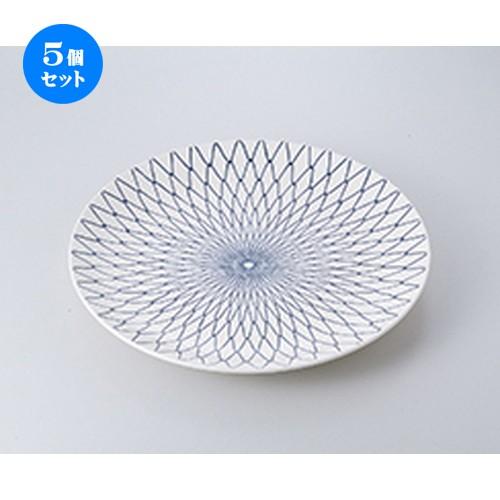 5個セット萬古焼盛込皿 アミメ12.0皿 ［ 36 x 3.5cm ］ | 盛皿 大皿 和食器 洋食器 おしゃれ 業務用