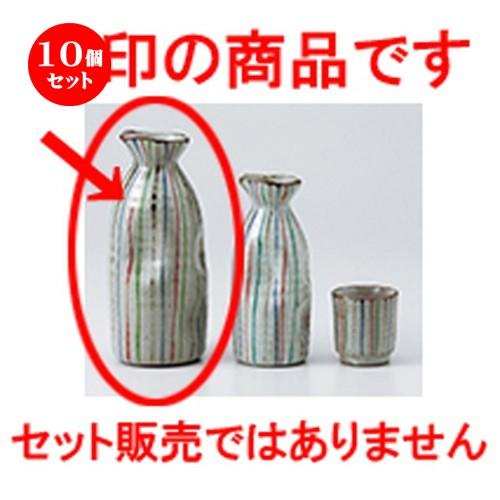 10個セット酒器 深錦十草2号徳利 ［ 6.5 x 16.5cm ・ 400cc ］ 【 料亭 旅館 居酒屋 和食器 飲食店 業務用 】