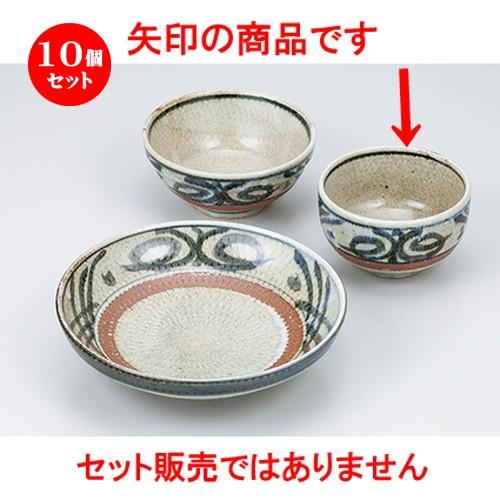 10個仕かけるめん皿 信楽風唐草4.5丼 ［ 14 x 8.5糎 ］ 【 食べ物屋 はたご屋 麺 和食器 飲食店 御勤め用 】