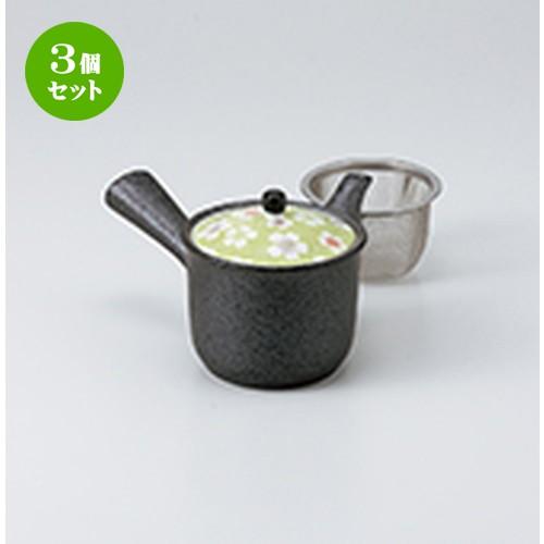 3個仕掛ける 急須 和食器 / お花見急須グリン 大きさ：8.9 x 9.5珊 ・ 300竓 ・ U意中の女付珊 食器、グラス、カトラリー-茶器-急須