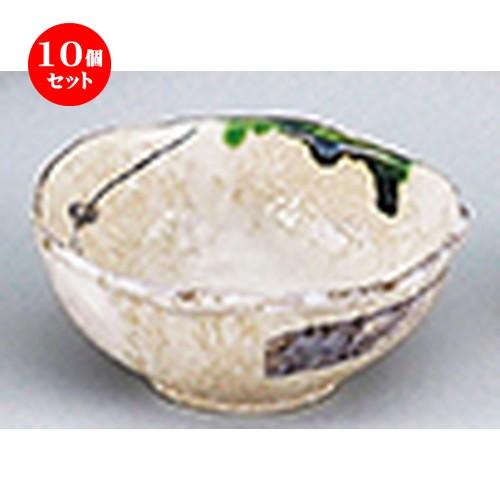 10個セット和陶オープン つた織部 4.5深小鉢 [ 13.5 x 5cm ]  | 小鉢 和食器 洋食器 おしゃれ 業務用