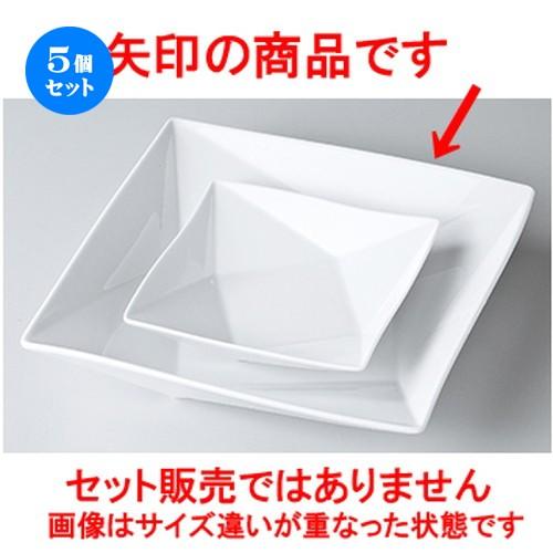 5個セット モダンスタイル FP25cmパスタ（白磁） ［ 25.8 x 25.8 x 5.3cm ］ 【 レストラン ホテル カフェ 洋食器 飲食店 業務用 】