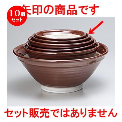 10個仕かける掏摸鉢 駄知摺り鉢10.0 ［ 29.5 x 13糎 ］ 【 食べ物屋 はたご屋 和食器 飲食店 御勤め用 】
