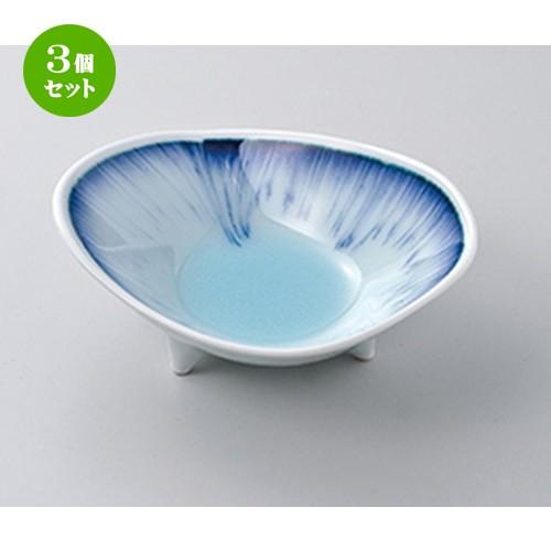 3個セット 小鉢 和食器 / 青白磁藍流し小鉢 寸法：14 x 11 x 5.7cm | 小鉢 和食器 洋食器 おしゃれ 業務用