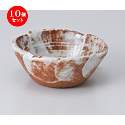 10個セット 小付 ねずみ志野3.3小鉢 ［ 10.2 x 4cm ］ 【 料亭 旅館 和食器 飲食店 業務用 】