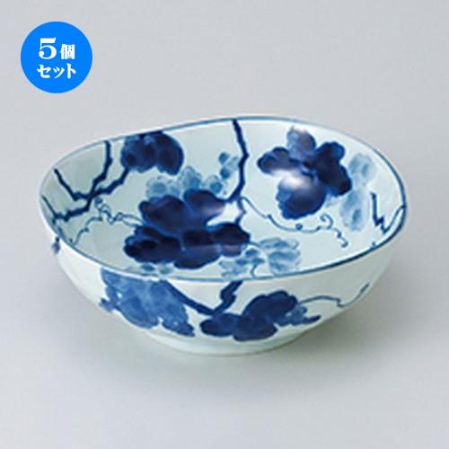 5個仕掛ける多用鉢 藍染ぶどう 三角形6.8鉢 ［ 20.5 x 7.4珊 ］ | 中鉢 和食器 洋食器 かっこ良い 御役目用 食器-皿-キッチン、日用品、文具