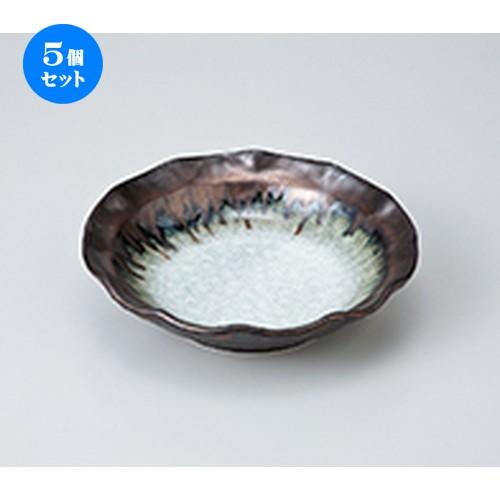 5個セット 中鉢 窯変金彩5.0煮物鉢 ［ 17 x 4.2cm ］ | 中鉢 和食器 洋食器 おしゃれ 業務用