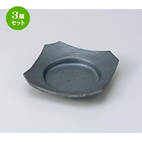3個セット 向付 和食器 / 南蛮 角向付 寸法：17 x 3.8cm