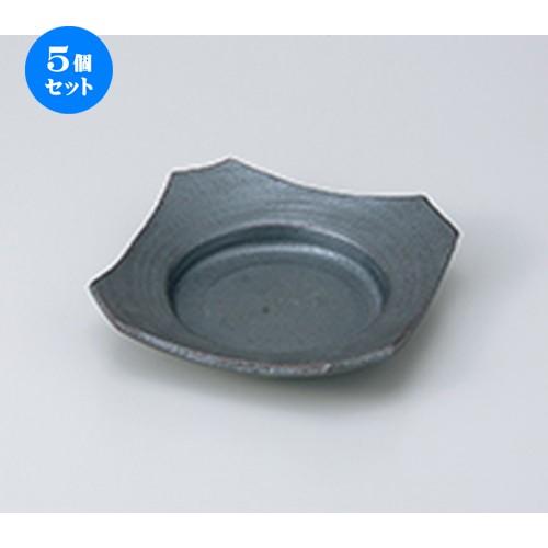 5個セット 向付 南蛮 角向付 ［ 17 x 3.8cm ］ 【 料亭 旅館 和食器 飲食店 業務用 】