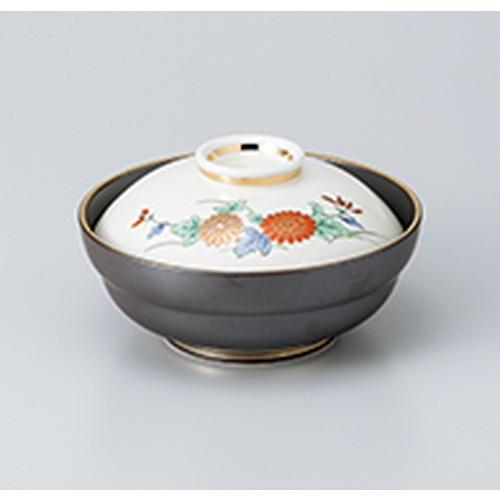 蓋物 和食器 / 友禅菊蓋向 寸法:14.3 x 8cm