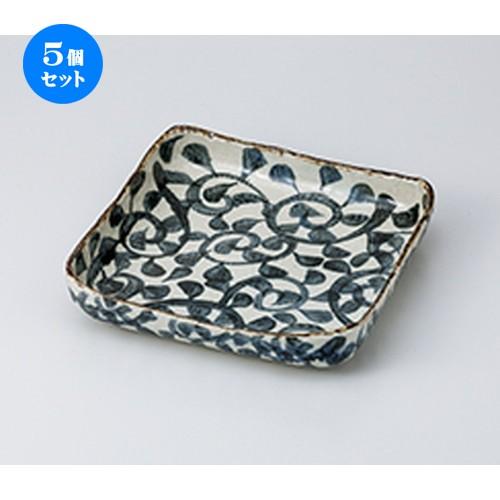 5個仕掛ける盛込皿 タコ唐草正角8.0盛鉢 ［ 24 x 24 x 5.2珊 ］ | 盛皿 お皿 和食器 洋食器 かっこ良い 御役目用 皿-キッチン、日用品、文具