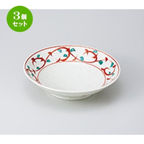 3個セット めん皿 和食器 / 錦唐草盛鉢 寸法：25 x 6.4cm