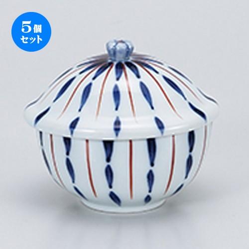 5個セット 卓上小物 花つまみ　つなぎ十草姫蓋物 ［ 10.7 x 9.5 x 9cm ］ 【 料亭 旅館 居酒屋 和食器 飲食店 業務用 】