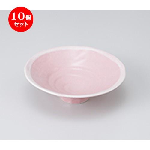 10個セット 向付 ピンク水晶平鉢 ［ 16 x 5cm ］ | 中鉢 和食器 洋食器 おしゃれ 業務用