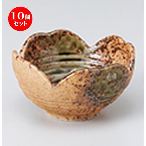 10個セット 小鉢 伊賀オリベ四ツ山小鉢（大） ［ 10.3 x 5.7cm ］  | 小鉢 和食器 洋食器 おしゃれ 業務用