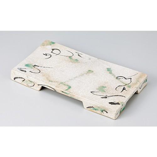 焼物皿特選 和食器 / 雅 盛皿（中） 寸法:25.0 x 14.5 x 2.5cm