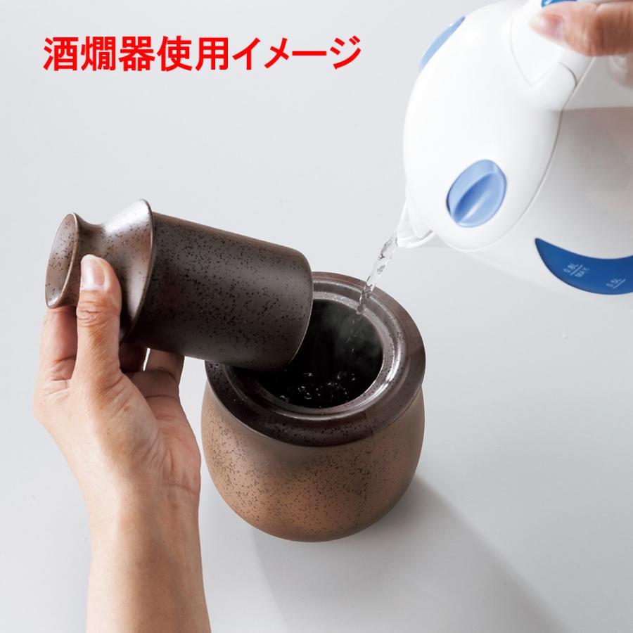 5個セット酒器 染付ツタ酒燗器大 ［ 12 x 15.7cm ・ 330cc ］ 【 料亭 旅館 居酒屋 和食器 飲食店 業務用 】の画像