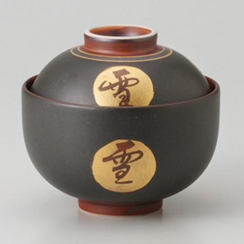 ☆ 蓋物 ☆ 雪月花金紋 菓子碗 [ 10.8 x 9.8cm 340g ] 【 料亭 旅館 和食器 飲食店 業務用 】