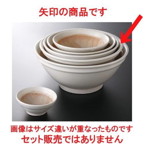 ☆ すり鉢 ☆ 白波紋櫛目 9.0スリ鉢 [ 27.2 x 11.9cm 2000g ] 【 料亭 旅館 和食器 飲食店 業務用 】