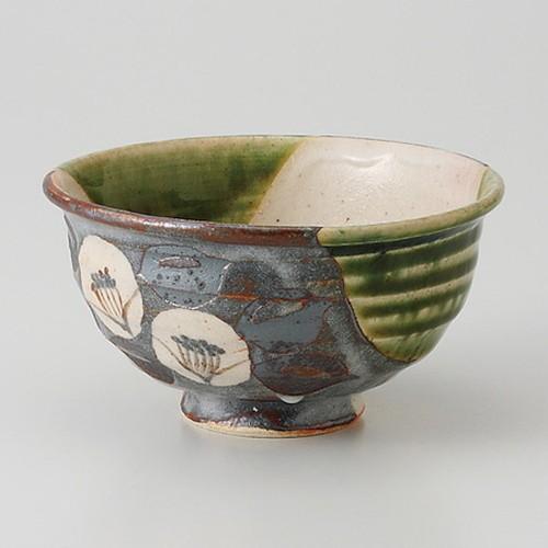 作家物 玉山窯 ?玉置保夫 ？織部 花椿 小鉢 2個セット 美濃 焼 皿