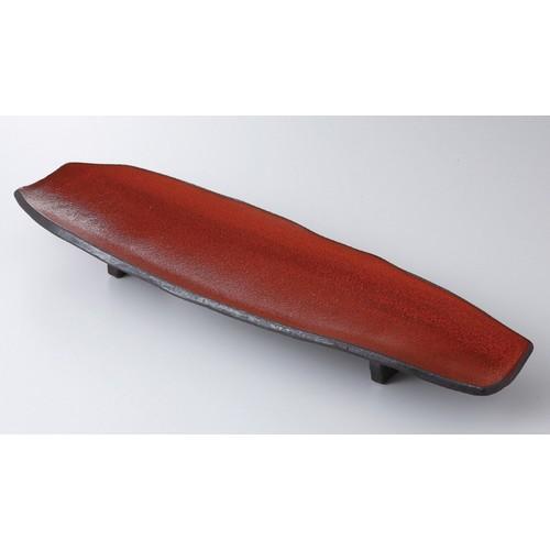 ☆ 特選盛込皿 ☆ ジャパネスク 足付長盛皿 [ 46.3 x 14 x 5.3cm 1010g ] | 盛皿 大皿 和食器 洋食器 おしゃれ 業務用