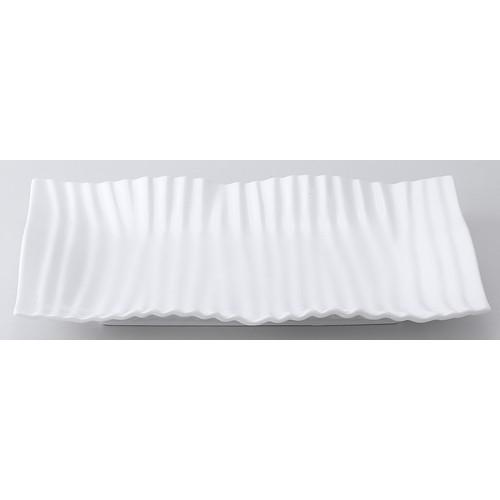 ☆ ビュッフェ＆バイキング ☆ ヨーロピアンウェーブ 40cm長角皿 [ 40.3 x 25 x 4.6cm ] 【 ホテル レストラン 洋食器 飲食店 業務用 】